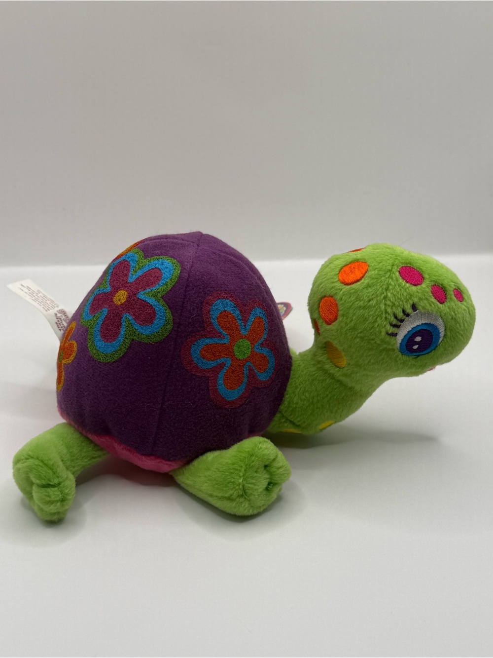 Vtg Lisa Frank Peekaboo Turtle Plush Stuffed Animal Y2K Rare NWT - Picture 2 of 7